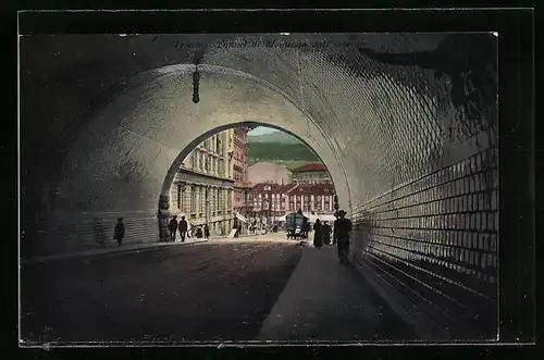 AK Trieste, Tunnel di Montuzza dall`interno