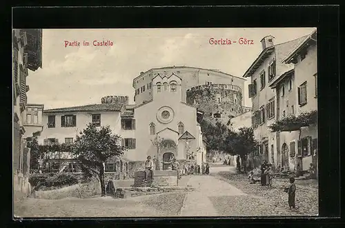 AK Gorizia-Görz, Partie im Castello