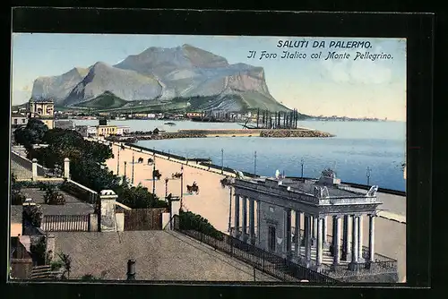 AK Palermo, Il Foro Italico col Monte Pellegrino