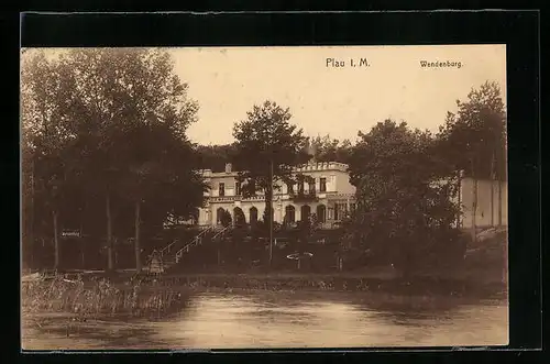 AK Plau i. M., Logierhaus Wendenburg