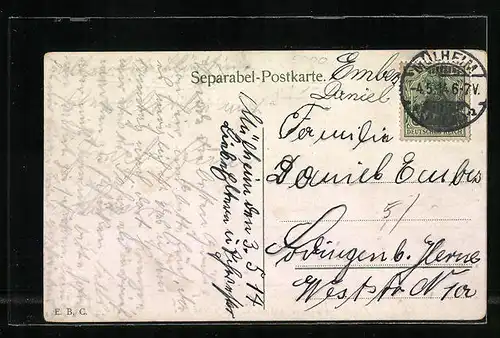 AK Köln, Strasse Drususgasse mit Strassenbahn