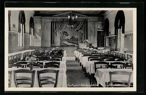 AK Höhscheid, Gasthaus Kohlsbergerhöhe, Innenansicht