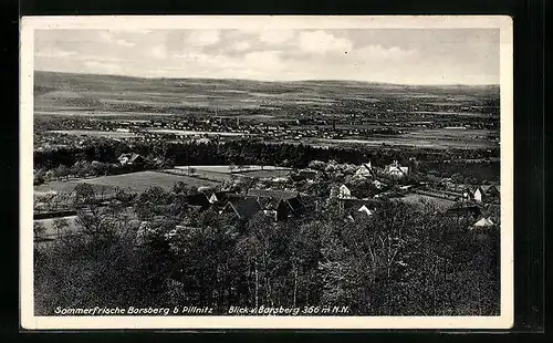 AK Pillnitz, Blick vom Borsberg