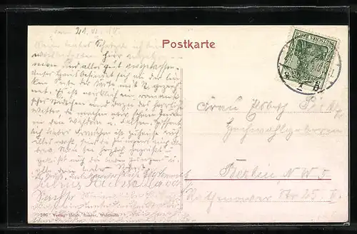 AK Waldheim, Blick vom Eichberg