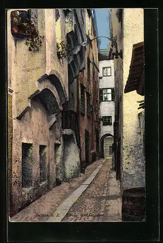 AK Brixen, Blick in die Bäckergasse