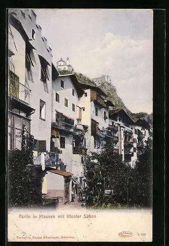 AK Klausen, Ortspartie mit Kloster Säben