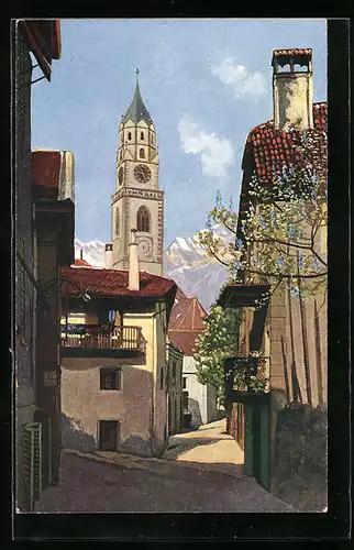 AK Alt-Meran, Blick in die Passeirergasse