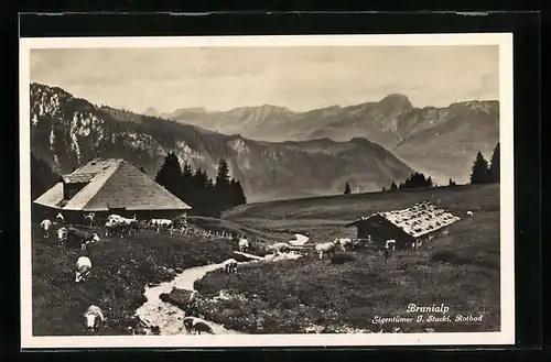 AK Rotbad, Gasthaus Brunialp, J. Stucki