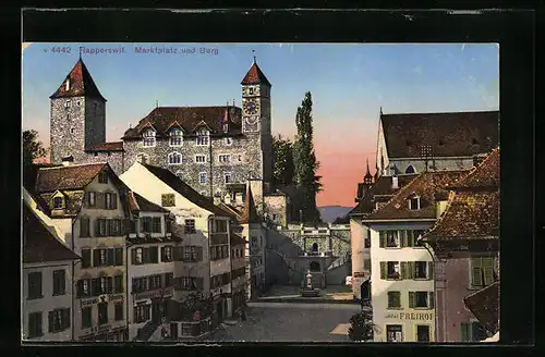 AK Rapperswil, Marktplatz und Burg