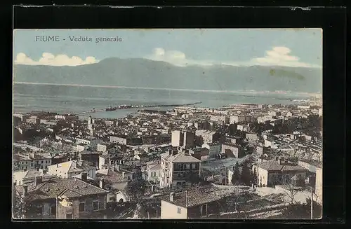 AK Fiume, Veduta generale