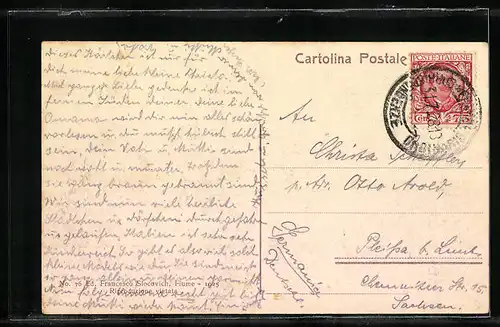 AK Fiume, Veduta generale