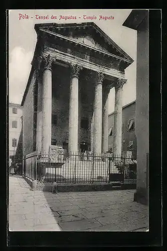 AK Pola, Tempel des Augustus