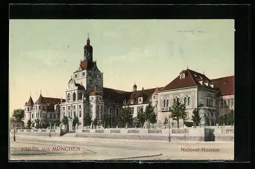 AK München, Nationalmuseum