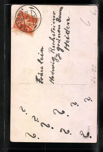 Künstler-AK Jack Number: Besten Dank!