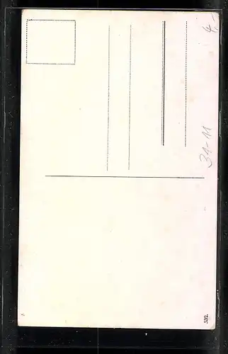 AK Paar in Tracht mit Zither