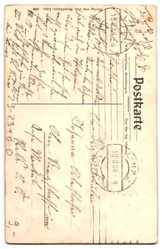 Relief-AK Linz a. Donau, Ansicht vom Mariendom