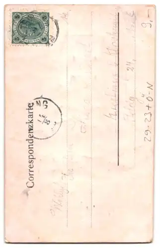 Relief-AK St. Andrä-Wördern, Burgruine Greifenstein