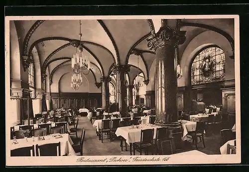 AK Berlin, Restaurant Pschorr in der Friedrichstrasse 165