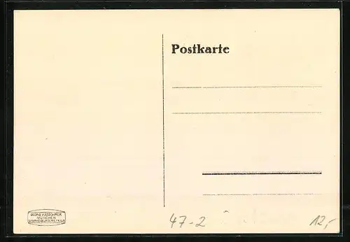 Künstler-AK Wittelsbach, Absolvia Wittelsbachiana 1926, Uhrturm, Studentenwappen