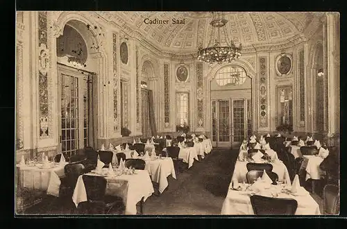 AK Berlin, Gasthaus Weinstuben Kempinski, Cadiner Saal, Innenansicht