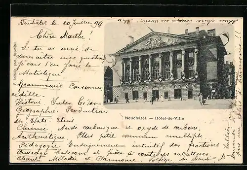 AK Neuchatel, Hotel-de-Ville