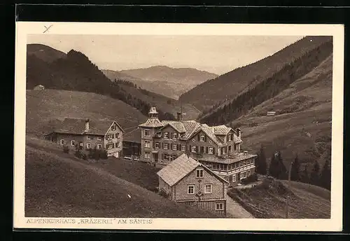 AK Urnäsch, Alpenkurhaus Kräzerli am Säntis