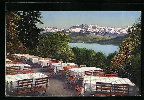 AK Zürich, Hotel Halbinsel Au am Zürichsee