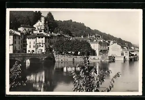 AK Ponte-Tresa, Teilansicht mit Brücke