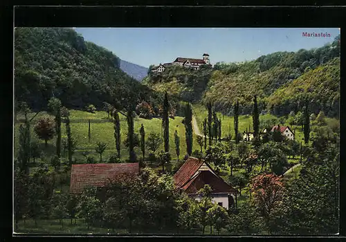 AK Mariastein, Teilansicht mit Blick zum Kloster