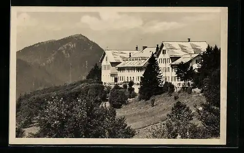 AK Weissenstein ob Solothurn, Kurhaus mit Bergblick