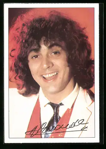 AK Musiker Patrick Hernandez mit strahlendem Lächeln