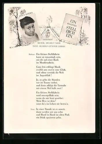 AK Musikerin Leila Negra mit einem Einblick in den Songtext