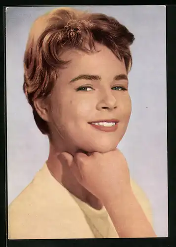 AK Musiker Conny Froboess mit sympathischem Lächeln