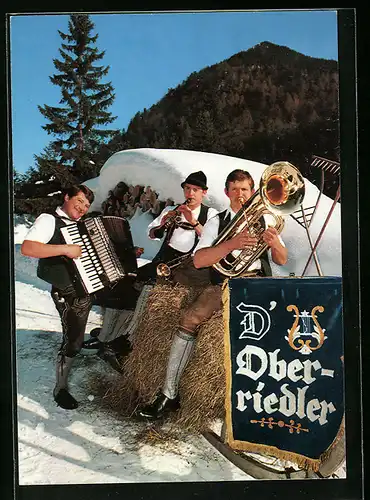 AK Musiker Franz und Leo der Band D`Oberriedler