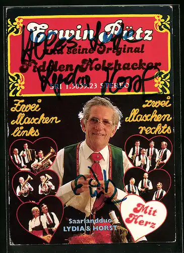 AK Musiker Erwin Pütz und seine Original Fidelen Holzhacker