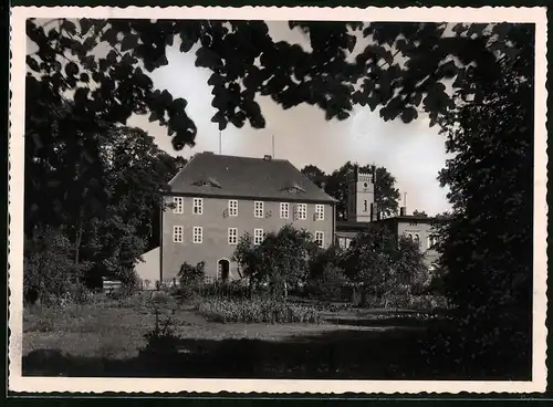 Fotografie Brück & Sohn Meissen, Ansicht Drebkau, Blick auf Bergmanns-Wohnstätte