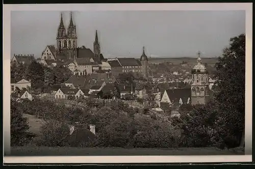 Fotografie Brück & Sohn Meissen, Ansicht Meissen i. Sa., Blick nach dem Dom und Altmeissen