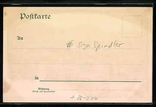 Künstler-AK Erwin Spindler: Eisenach, Teilansicht durch Torbogen