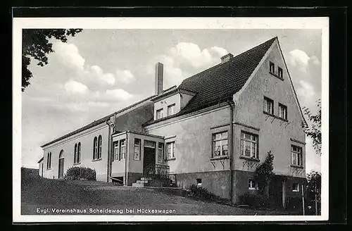 AK Hückeswagen, Evangelisches Vereinshaus Scheideweg