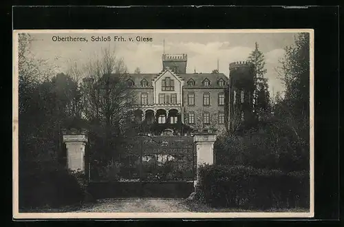 AK Obertheres, Schloss Frh. v. Giese