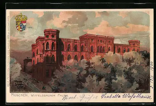 Luna-AK München, Wittelsbacher Palais