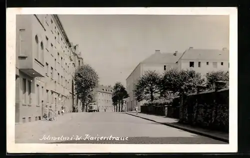 Foto-AK Schwelm i. W., Kaiserstrasse mit Passanten