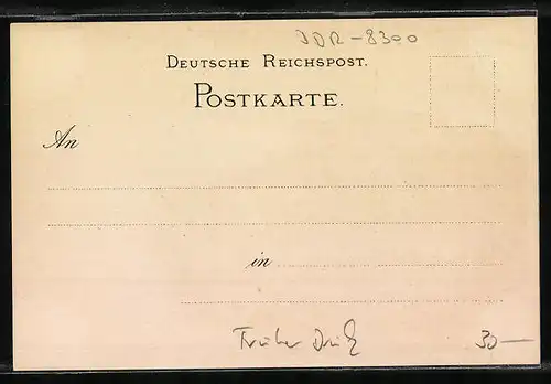 Lithographie Pirna, Teilansicht mit Sonnenstein