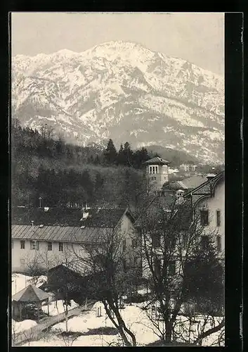 AK St. Zeno, Ortsansicht im Schnee