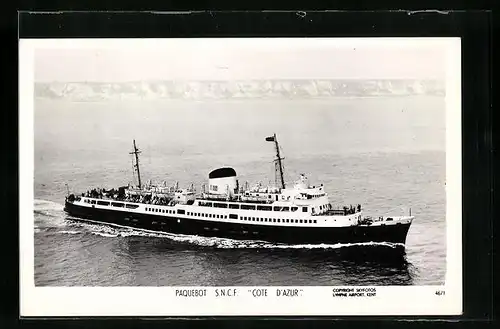 AK Paquebot SNCF Cote d`Azur