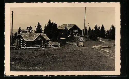 AK Bregenz, Gasthof Pfänderhöhe mit Kiosk