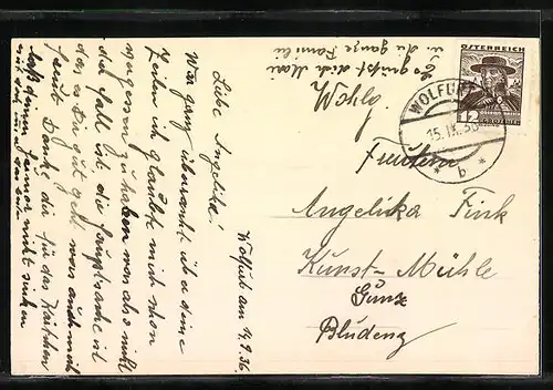 AK Wolfurt, Kriegerdenkmal in der Sonne