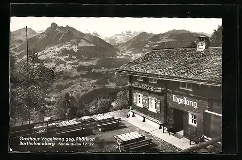 AK Bartholomäberg, Gasthaus Vogelsang geg. Rhätikon