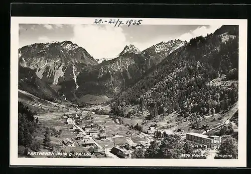 AK Parthenen, Ortsansicht g. Vallula