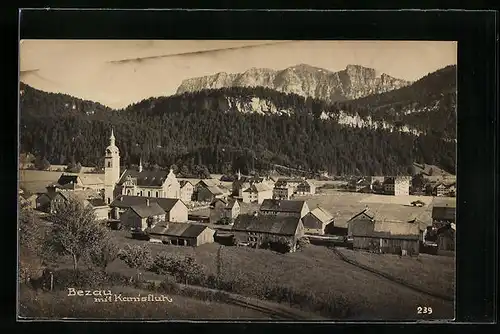 AK Bezau, Ausblick auf die Sieldung mit Kanisfluh